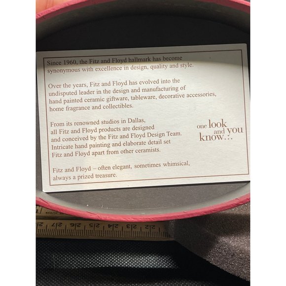 Fitz and Floyd 3 Replacement Boxes Sedona Red Shoe / Flamingo / Summer in Paris - Picture 7 of 11